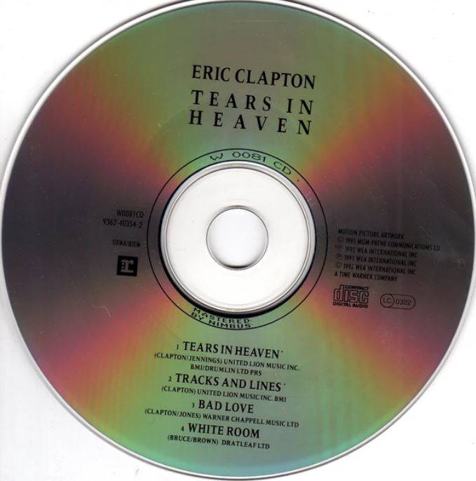 Eric Clapton Tears In Heaven : CD